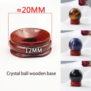 3Cm Natural Crystal Ball Rose Quartz Polished Globe Amethyst Lazuli Stone Massag - Picture 1 of 22