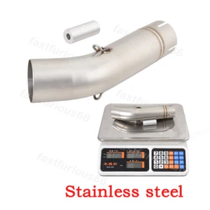 Exhaust Tips Mid Link Pipe For Lexmoto LXR 125 SE 2019-2023 Stainless Steel Tube - Picture 1 of 7