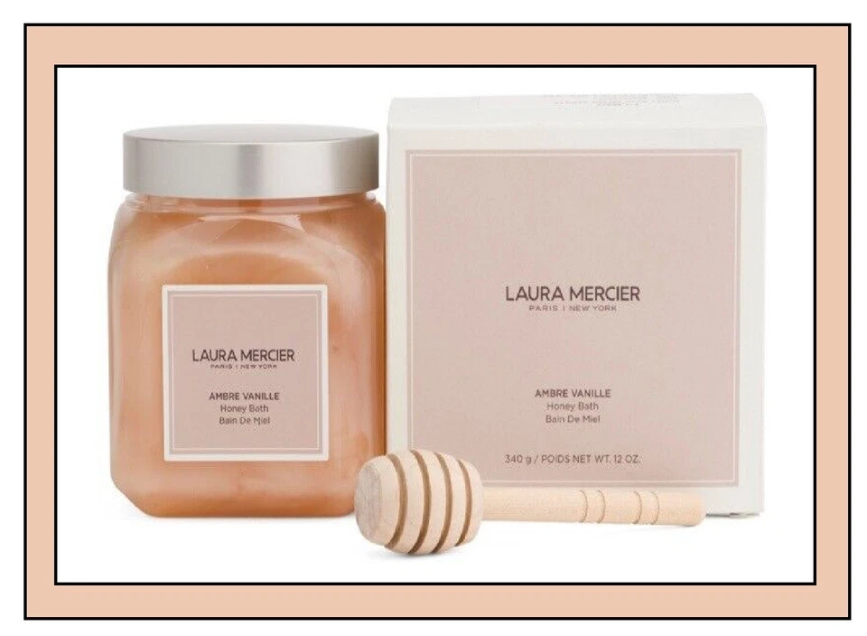 Baño de miel Laura Mercier AMBRE VAINILLA JUMBO 12 OZ NUEVO EN CAJA Foto 1 de 1