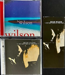 BRIAN WILSON I Just Wasn't Made For These Times + Imagination CDs + Rare Ticket - Imagen 1 de 5
