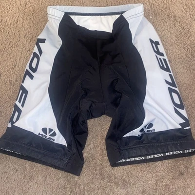 Велосипедные шорты Voler женские легкие черные серые с подкладкой компрессионные функциональные - Изображение 1 из 4