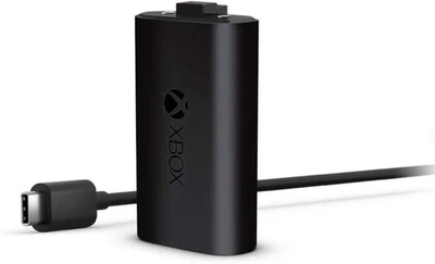 Kit Xbox Play and Charge USB Negro Foto 1 de 4