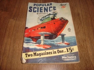 Vintage Popular Science Magazine April 1939 - Picture 1 of 5