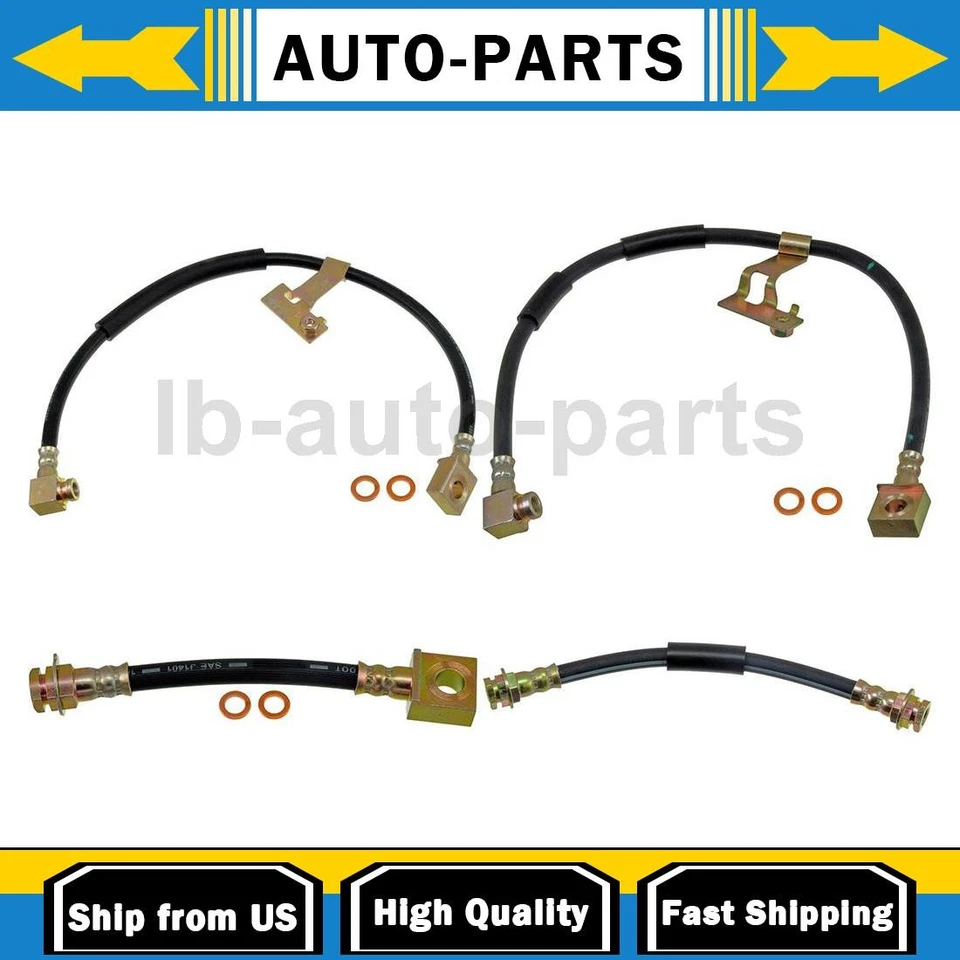 Тормозной шланг Dorman передний задний 4x для 1992-1993 Dodge Daytona 2,2 л - Изображение 1 из 4