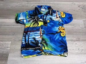 Vintage 80er Kleinkind Hawaiihemd Palmeras Tom Selleck Magnum PI Gr. 0 12-24 Monate - Bild 1 von 5