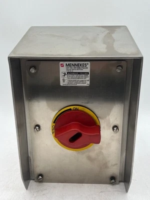 Mennekes ME100SLP3A Disconnect Switch 100A 3PH 600V 50HP Max Type 4X,12 New - Imagem 1 de 4