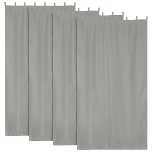 Tenda da esterno 54"x120" tendaggio linguetta superiore UV30+ patio pergola cortile 4 pezzi - Foto 1 di 8