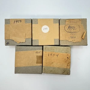 All 5 1950-1954 U.S. proof sets in their original boxes - Picture 1 of 12