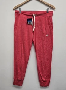 NUEVO Nike Tobillo Joggers Talla Mediana Ligero Coral Cordón Bordado Logo - Imagen 1 de 8
