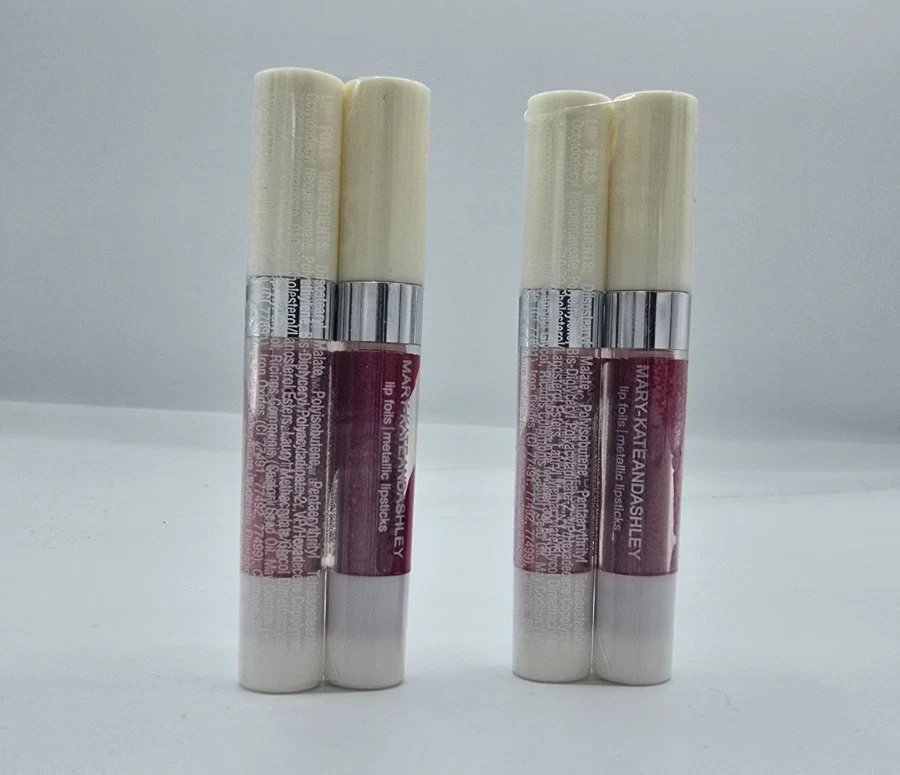 (Paquete de 2) Láminas labiales metálicas Mary Kate y Ashley - Flor de hibisco Foto 1 de 1