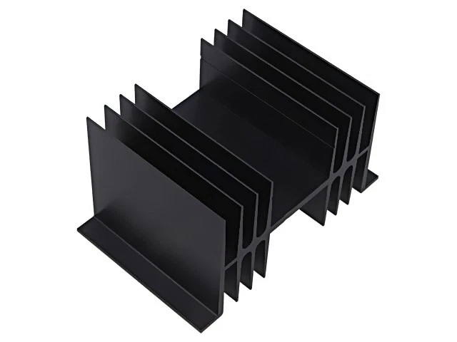 Radiatore SK 02 75 SA: goffrato H TO3 nero L: 75 mm W: 115 mm H: 63 mm... - Immagine 1 di 1