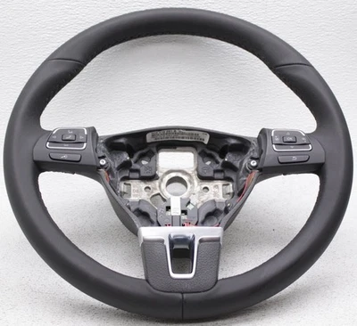 OEM Volkswagen Jetta Wagen Steering Wheel 5C0419091BUSZ Black - Изображение 1 из 4