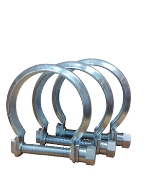 3 x Peugeot Schelle Auspuff Rohrverbinder Klemmstück 77 mm - Изображение 1 из 4