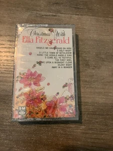 Vintage 1987 Cassette Tape Christmas With Ella Fitzgerald Capitol Records Sealed - Picture 1 of 3