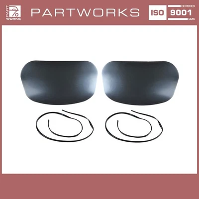 2x Abdeckung Nebelscheinwerfer für PORSCHE 911 F 912 Deckel mit Keder L+R - Image 1 of 4