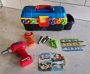 VTech Drill & Learn Toolbox Pro Juego de Juguetes Educativos Música Luces Interactivas Usado en Excelente Condición - Imagen 1 de 17
