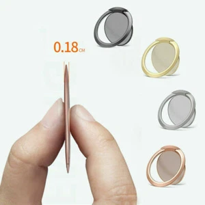 Ultra Thin Stand Magnetic Phone Mount Finger Ring Holder For Cell PhoneTablet - Photo 1 sur 20