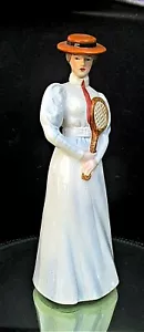 Goebel MI Hummel figurine Germany Sculpture Center Court 1629322 Tennis Racket - Picture 1 of 6