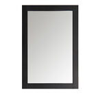 Fresca FMR2302 Black Hartford 30" X 20" Rectangular Wood Framed Vanity Mirror