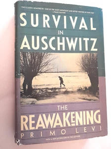 Survival in Auschwitz & The Reawakening: Two Memoirs Primo Levi - 1986 HCDJ VG - Imagen 1 de 13