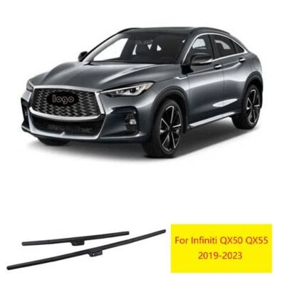 Para Infiniti QX50 QX55 2019-23 Genuino OEM Conjunto Ventana Delantera Lluvia Limpiaparabrisas 2 piezas Foto 1 de 4
