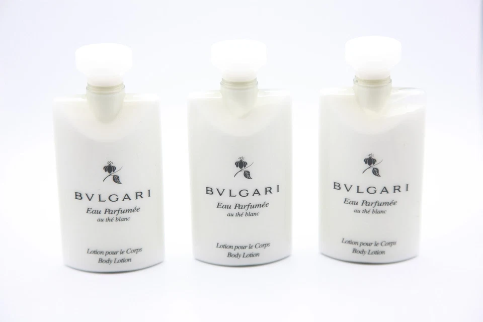 BVLGARI au thé Blanc (White Tea) Body Lotion - 2.5 Fl oz / 75mL Pack Of 6 NEW - Image 1 of 2