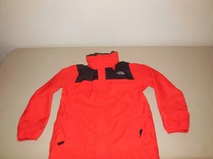 The North Face HyVent Hooded Waterproof Jacket Ski Coat Red Skiing Youth Boy's S - Picture 1 of 7