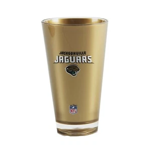 JACKSONVILLE JAGUARS 20OZ INSULATED TUMBLER CUP PINT FRONT & BACK LOGO FREE SHIP - Picture 1 of 1