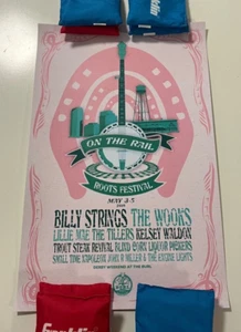 On The Rail Roots Festival Poster PINK 1st EDITION Billy Strings /100 11x17" - Picture 1 of 2