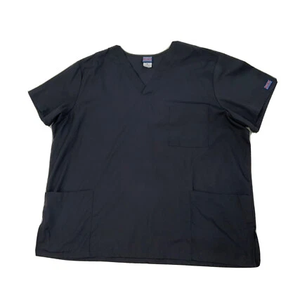 Blusa Médica Cherokee Workwear Revolution 2XL Manga Corta Cuello Peltre Gris Unisex Foto 1 de 4