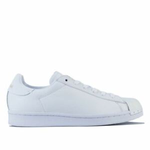 Women's adidas Originals Superstar Pure Leather Upper Trainers in White