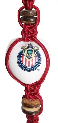 Vintage Club Deportivo Chivas MLS Single Kukui Nut Braid Bracelet Soccer Futbol - Image 1 of 4