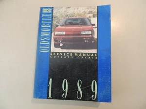 Oldsmobile Cutlass Calais 1989 shop repair service manual Werkstatthandbuch - Bild 1 von 10
