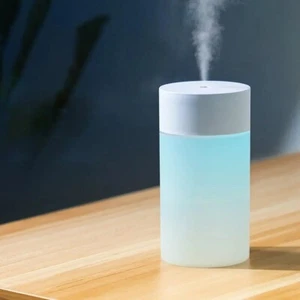260ML USB Ultrasonic Air Humidifier LED Lamp White Color - Picture 1 of 5