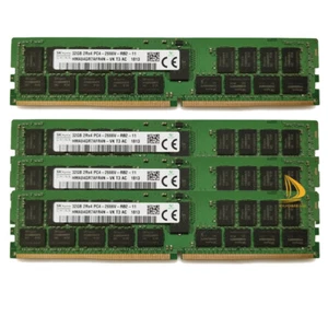 SK Hynix 4x 32GB 2RX4 PC4-2666V DDR4 21300Mhz 288PIN ECC Server Memory DIMM RAM - Picture 1 of 6