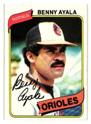 1980 Topps - #262 Benny Ayala - Image 1 of 2