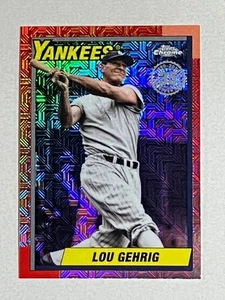 2025 Topps Update Mojo rifrattore Lou Gehrig NY Yankees confezioni argento - Foto 1 di 1