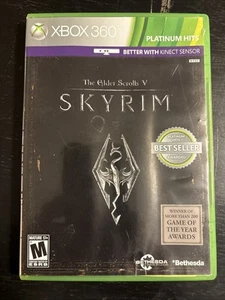 Skyrim The Elder Scrolls V Xbox 360 - con manual - Imagen 1 de 3