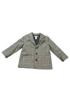 Janie And Jack Boys Plaid Dress Blazer Toddler Size 2T-3T - Picture 1 of 10
