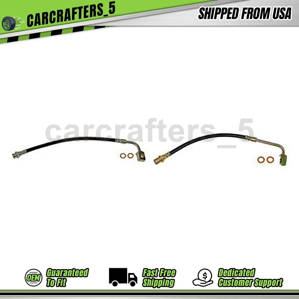 2 mangueiras hidráulicas de freio externo traseiro para Cadillac STS 2006-2009 4,4L - Imagem 1 de 4