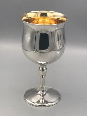 Copas de agua individuales antiguas de plata de ley con punta Reed & Barton 6 3/8" Foto 1 de 3