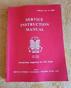 Triumph TR2 TR3 Service Manual Vintage Automotive 3rd Ed. United Kingdom - Bild 1 von 5