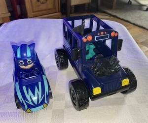 PJ Masks Catboy Cat-Car Mini Vehículo y Noche Ninja Autobús Negro - Imagen 1 de 15