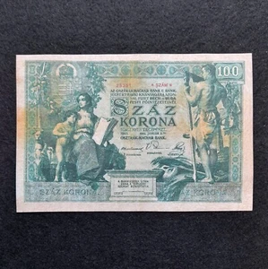 100 Kronen Korona 1902 Austria Hungary Reproduction Banknote P-7 KK# 114a - Picture 1 of 4