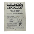 1977 Milton Bradley Carrier Strike Board Instructions