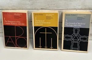 Vols 1-3 Jaroslav Pelikan Christian Tradition Doctrine Theology Christendom 70's - Imagen 1 de 15