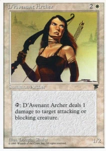 2X D'AVENANT ARCHER WHITE CHRONICLES MTG MAGIC MP X2 (yourdeckbuilder) - Bild 1 von 1