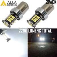 Alla Lighting 6000K 30-LED 1157 Turn Signal,Parking,Brake,Tail Light Bulb White