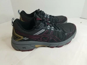 Asics Gel Venture 7 1012A476 schwarze Damen-Laufschuhe Turnschuhe Größe 8 - Bild 1 von 12