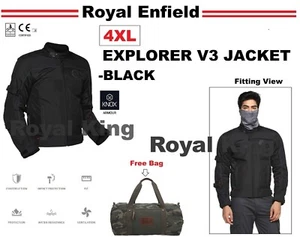 "CHAQUETA EXPLORER V3 NEGRA 4XL 50 CM Royal Enfield con bolsa gratis" - Imagen 1 de 17